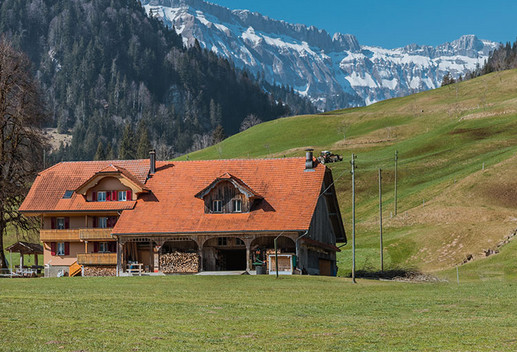 Foto eines Bauernhofs