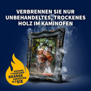 Ein qualmendes Bild mit Rahmen